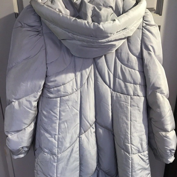 Women's Coat SzS 80% DUCK DOWN Coat Pale Lavender NWOT Quality - Picture 5 of 10